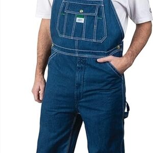 Dickies Men's Blue Denim Overalls
